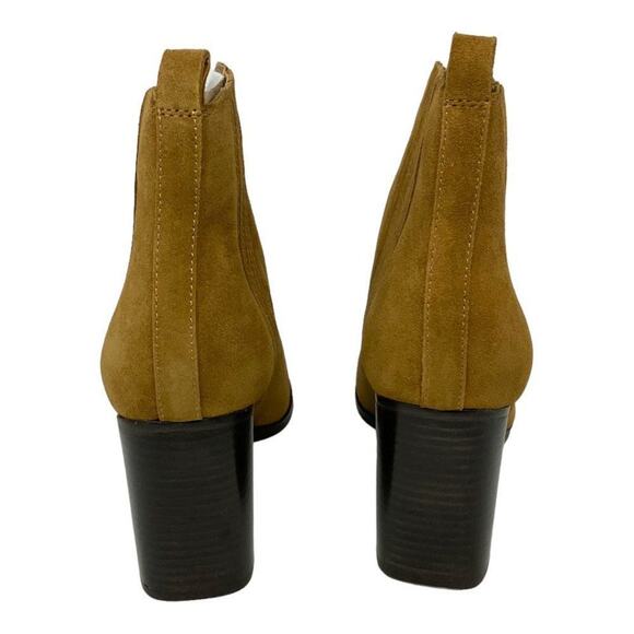 Marc Fisher Maree Brown Suede Block Heel Bootie Size 10 NWT $169 MSRP - Picture 4 of 6